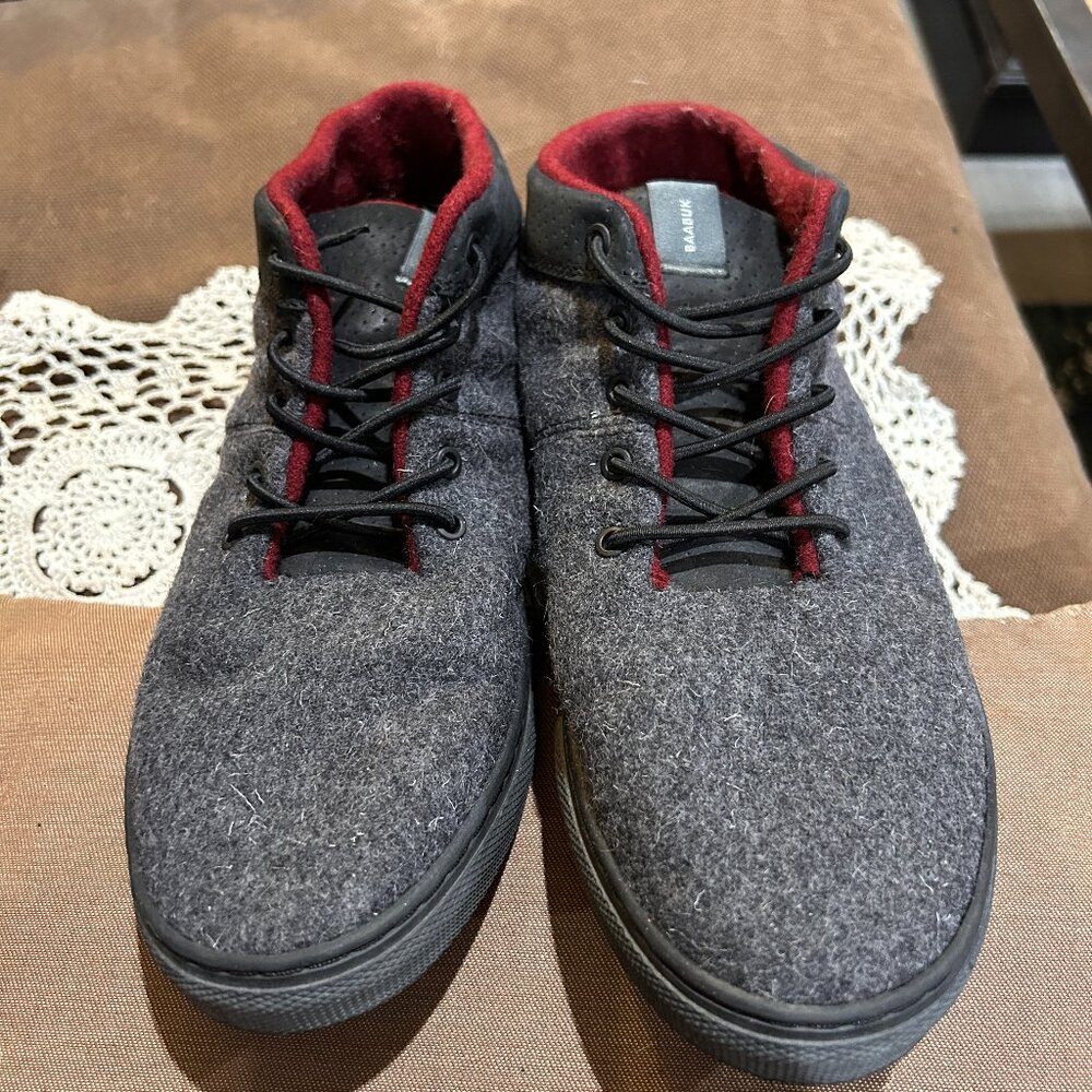 Baabuk Grey Wool Boot Ladies Size 9